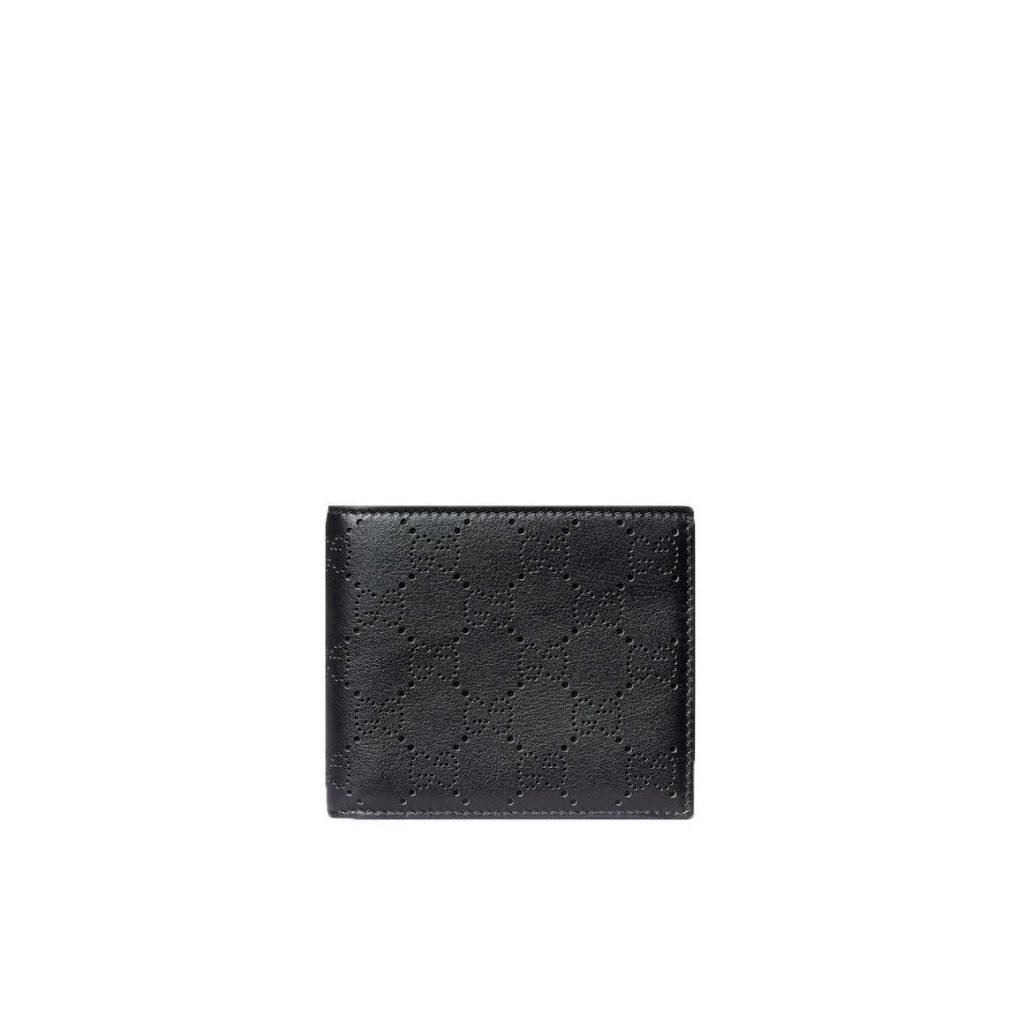 Aria Bi-Fold Wallet Black GG Leather