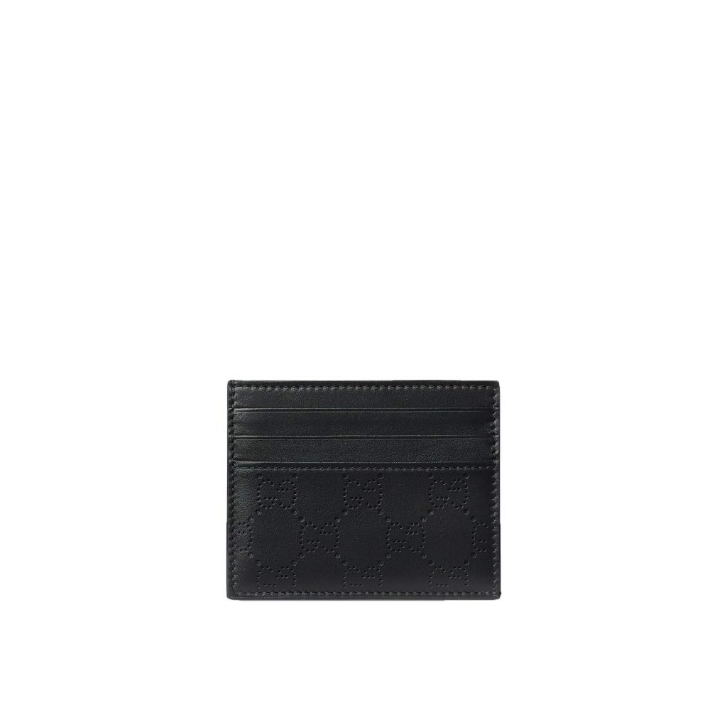 Aria Card Case Black GG Leather