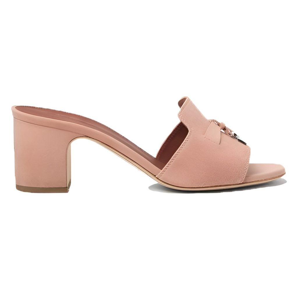 Summer Charms Sandals Light Pink Suede Goatskin