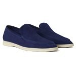 Summer Walk Loafers Blue Suede – Lr93