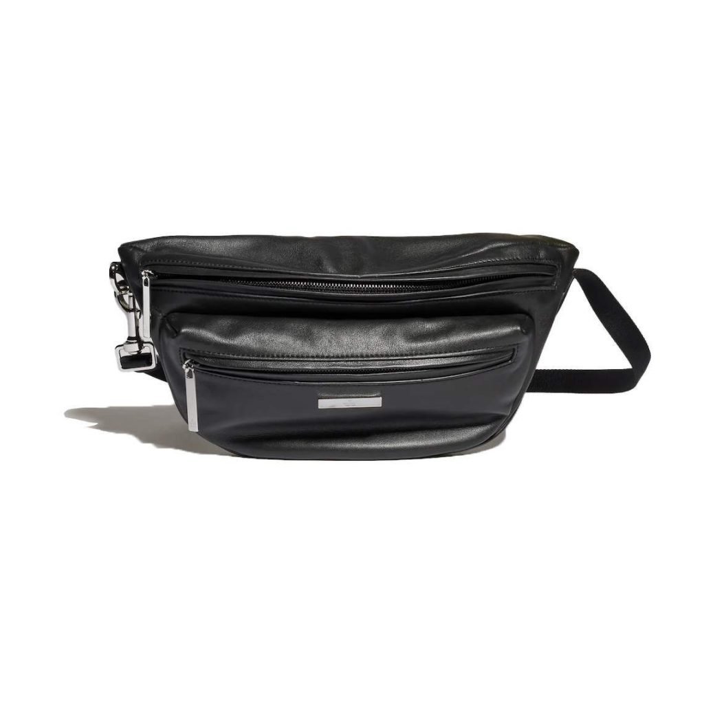 Tag Medium Crossbody Bag In Black