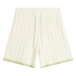 Tennis Boucle Shorts In White
