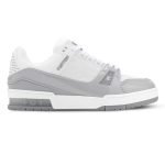 Trainer Sneakers Grey Textured Calfskin 1Akcja