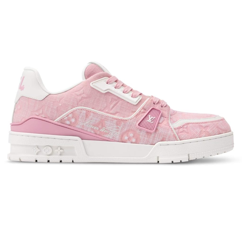 Trainer Sneakers Pink Canvas 1Akbb6