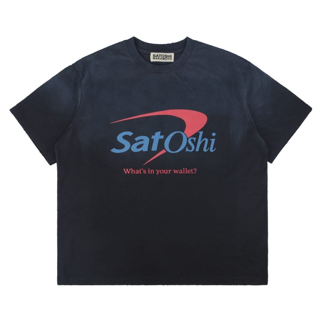 Bank Of Satoshi T-Shirt In Black