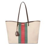 Tribeca Large Tote Bag With Charm Natural Washed Canvas