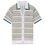 Tuck Stitch Short Sleeve Shirt In Multicolor – Sh540
