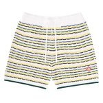 Tuck Stitch Shorts In Multicolor