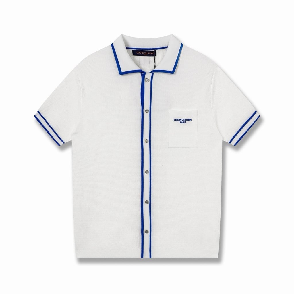 Waffle Signature Short-Sleeved Shirt In White 1Ak6Ww – Sh532