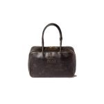 Beau Nappa Leather Bag In Coffee Brown