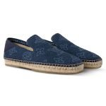 Bidart Espadrilles Blue Monogram Jacquard 1Ahqug