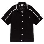 Black Short Sleeve Mesh Shirt – Sh539