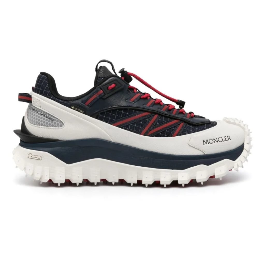 Black Trailgrip Gtx Nylon Low Top Sneakers In White – Mc33