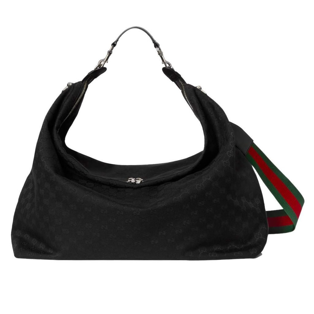 Brera Large Crossbody Bag Black GG Canvas