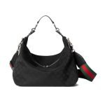Brera Medium Crossbody Bag Black GG Canvas
