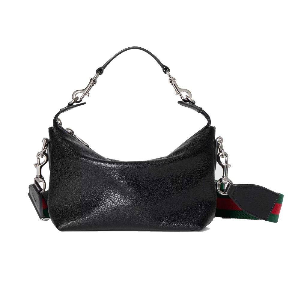 Brera Small Crossbody Bag Black Leather