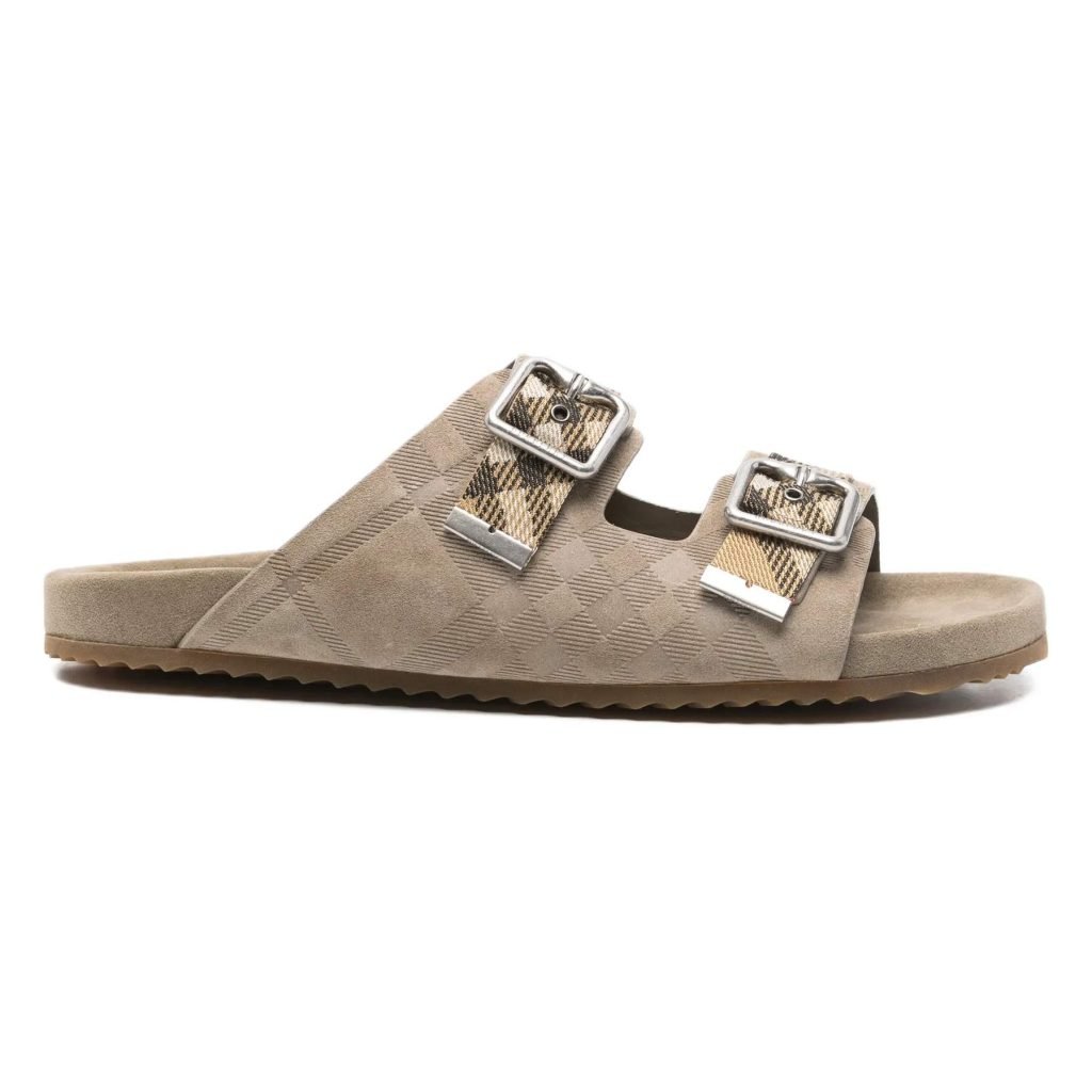 Check Suede Urchin Sandals – Bbrs8