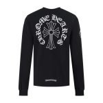 Classic Oval Printed Sweater In Black – Sk778