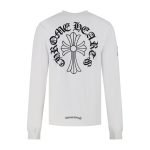 Classic Oval Printed Sweater In White – Sk779