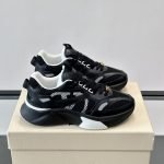 Demivee Mesh And Suede Sneakers In Black – Vl225