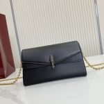 Dionysus Small Shoulder Bag Black Leather
