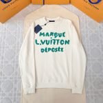 Embroidered Signature Sweatshirt In Light Beige 1Ak6I2 – Sk799