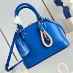 Alma Bb Bag Ocean Blue Cowhide Leather M29125