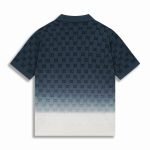 GG Gradient Polo Shirt In Blue