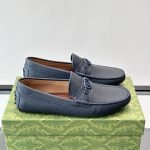 Havel Interlocking G Loafers In Blue – Gc564