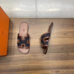 Izmir Sandals In Brown And Blue – Hs141