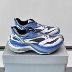 Jet Sneakers In White And Blue – Bb331