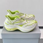 Jet Sneakers In White And Green – Bb329