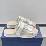 Alpha Sandals Off-White Oblique Jacquard – Cds43
