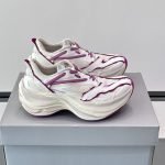 Jet Sneakers In White And Purple – Bb328