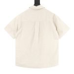 Linen Polo Shirt In White