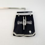 Logo Printed Shorts In Black