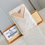 Magnetic Card Holder Linen Monogram Heritage Canvas M26948