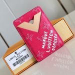Magnetic Card Holder Rose Pondichery Monogram Heritage Canvas M26944