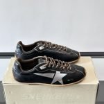 Marathon Speed Suede Star Trainers In Black – Ggdb62