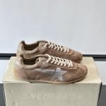 Marathon Speed Suede Star Trainers In Brown – Ggdb61