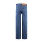 Anagram Baggy Denim Pants In Blue