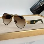Maybach The King Iii Sunglasses In Gold And Green – Sg259