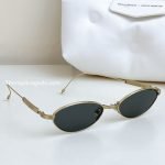 Mm216 Oval Sunglasses In Gold – Sg290