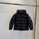 Moncler Enfant Maire Down Jacket In Black