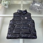 Moncler Enfant Tib Down Vest In Black