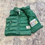 Moncler Enfant Tib Down Vest In Green