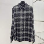 Monogram Cross Patch Flannel Shirt – Sh535