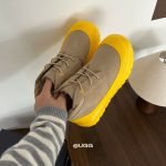 Neumel Weather Hybrid Boots In Brown And Yellow