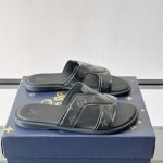 Oasis Mules Black Calfskin Monogram Eclipse 1Acrpd