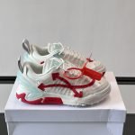 Odsy-2000 Sneakers In White And Red – Ow91